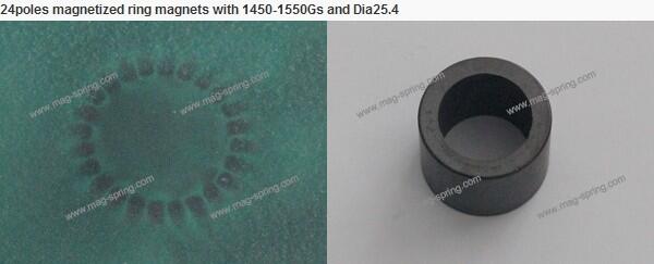gratemagnets's tweet photo. 24 poles ferrite # multipole magnets d25.4 1500Gs by dry pressing , 1800-1900Gs can be obtained if by wet pressing. http://t.co/NfjM2HC6ob