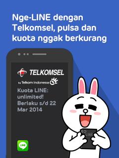 tsel_digitalife's tweet photo. yuk, nge-LINE gratis !!! http://t.co/uzKHJp6vNR