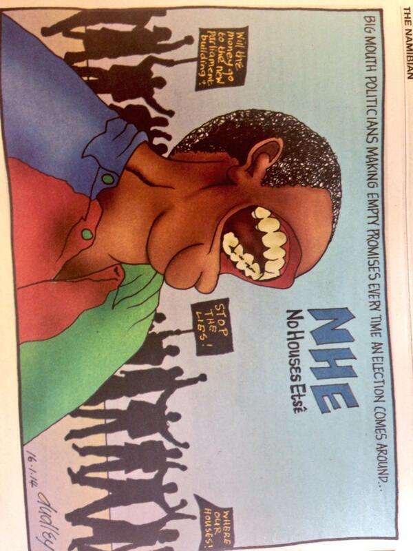 liciousm15's tweet photo. #dudley says it best #thenamibiannewspaper #namibia #politics http://t.co/oJU9UiIRDf
