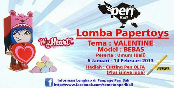Buat teman2 <a href="/perikertas/">PERI</a> dari Bali, kita ada lomba nie. Join ya