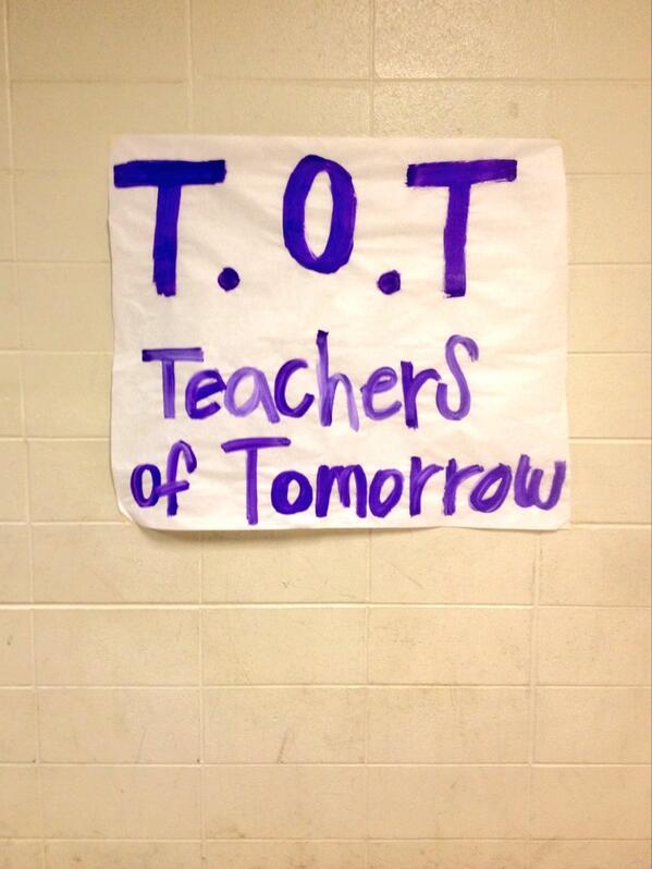 TOTfhs's tweet photo. Don't forget, we've got a short meeting today in Ms.Mcgriff's room! http://t.co/6NsIgSB6xb