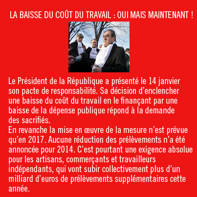 les_sacrifies's tweet photo. J-P. Crouzet appelle @fhollande a réduire le coût du travail dès 2014 et non 2017 #lessacrifies #emploi http://t.co/oDR91mdbHw