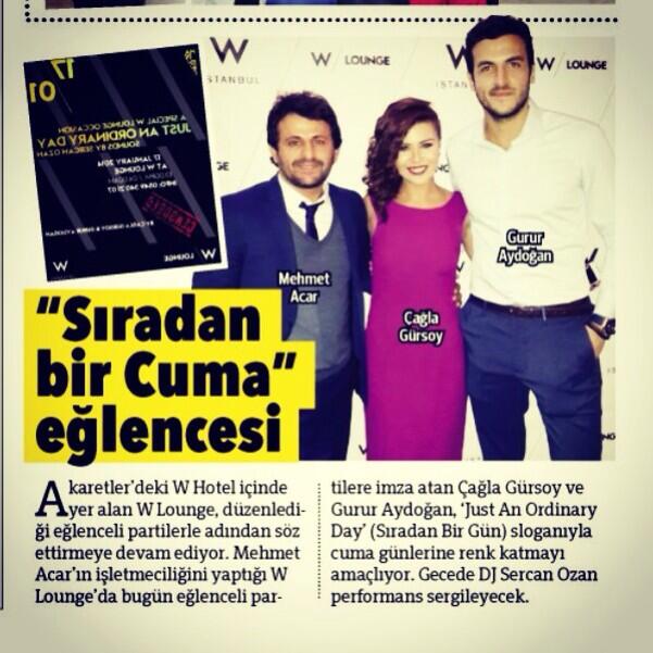 CaglaGursoyy's tweet photo. Siradan bir cuma gecesini hareketlendirmek icin bugece @WLoungeIstanbul da bulusuyoruz! #hurriyet #kelebek http://t.co/v6RmEbURMM