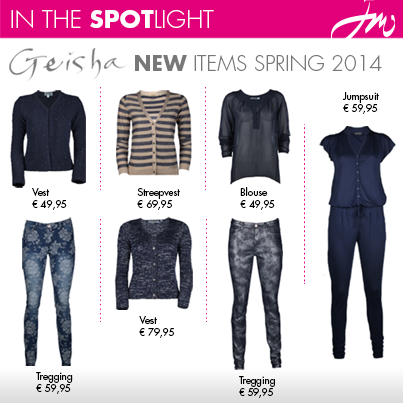 In the spotlight #jansemode: Geisha new collection 2014! bit.ly/LojE6h