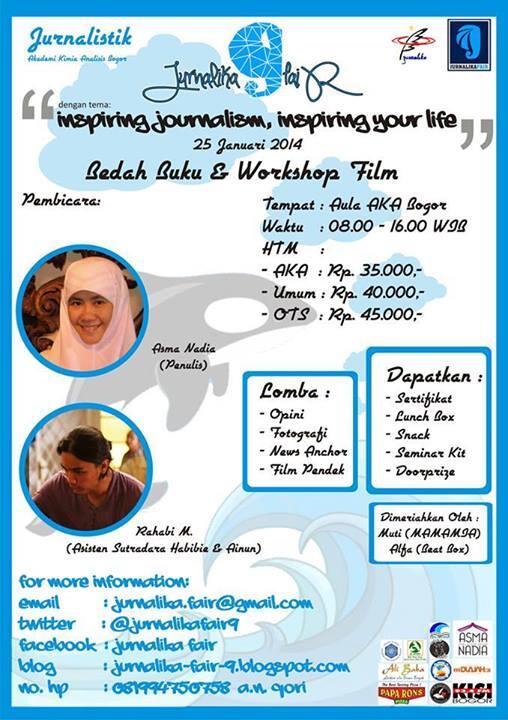 JurnalikaFair's tweet photo. SEMINAR JURNALISTIK NASIONAL @MajalahHistoria @SUARAUSU @DLMunsoed @UnsoedOfficial @bem_feunsoed @PPMIDKMataram http://t.co/rI9jlnJKzX