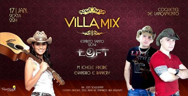 ESTEVAOSEGOVIA's tweet photo. Bom dia ...estou de volta...e ja convidando a todos amigos para Coquetel de Lancamento do Villa Mix hoje na Loft. http://t.co/QtCN1qPV76