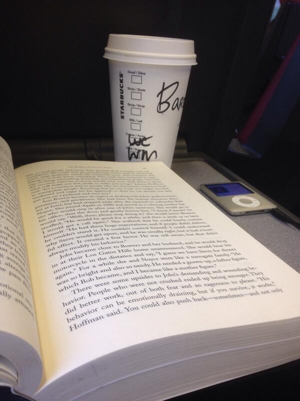 Krijg de tijd wel om, ook met belachelijke omweg...thanks #stevejobs #ESNS14