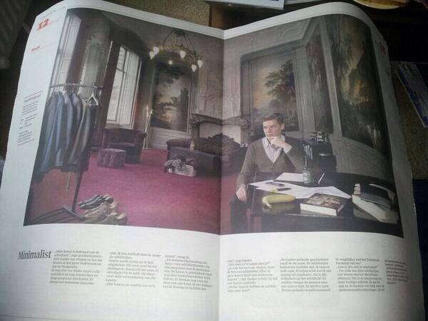 Vandaag de centerfold van het LeidschDagblad #DromenKomenUit ;-) Dank aan stadsfotograaf <a href="/RobOvermeer/">Rob Overmeer</a>!