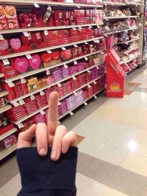 how I feel about valentines day 💁