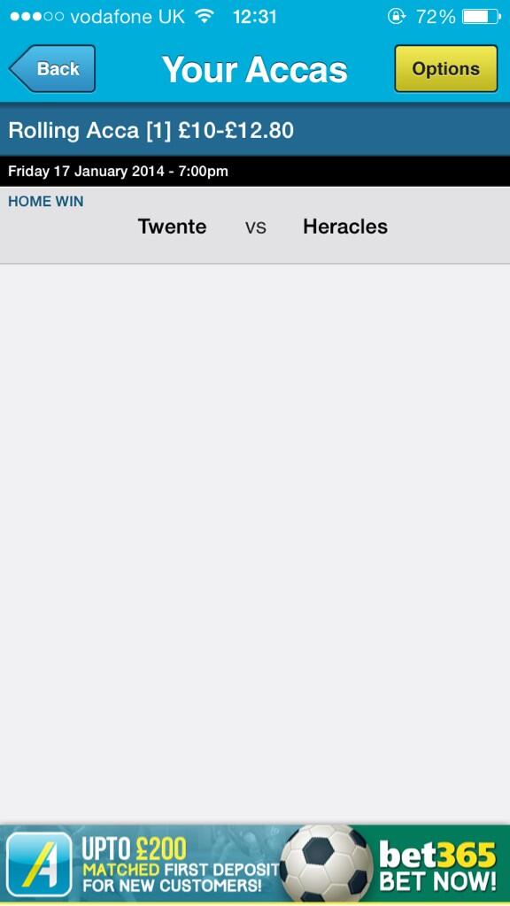 LewisFootyTips's tweet image. Rolling Acca, Bet 1 kicks off at 7:00 and returns £12.80 from a £10 start #RollingAcca