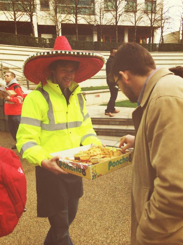 Ponchono8's tweet image. #FreeNachos in the queue at Poncho #Paddington x