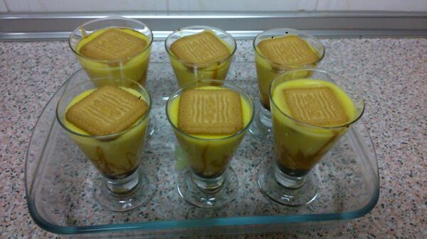 Ya está echo el postre de esta noche... Jaja