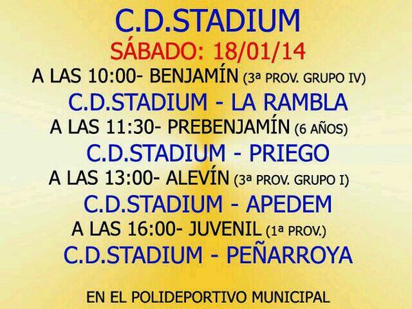 presi_stadium's tweet photo. Os esperamos a todos en el poli http://t.co/Ed8b0pxavd