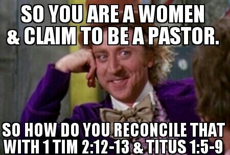 Readyman_1776's tweet image. #womanpastor #pastrix