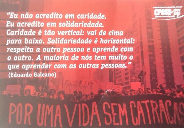 s_socialcam's tweet image. #porumavidasemcatracas #servicosocial #cresssp