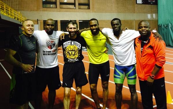 TerrenceEade's tweet photo. “@GeorgesStPierre:@jasonkinsale  http://t.co/dyrcFpM8sW” Gsp didn't quit he training with the Jamaican bobsled team