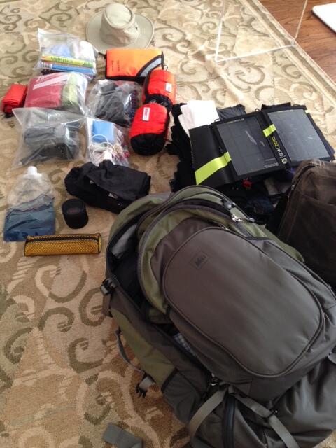 Gear for the Philippines trek/training mission - lack of clothing, hmm... Thanks Jacob! bit.ly/1dtzZjA