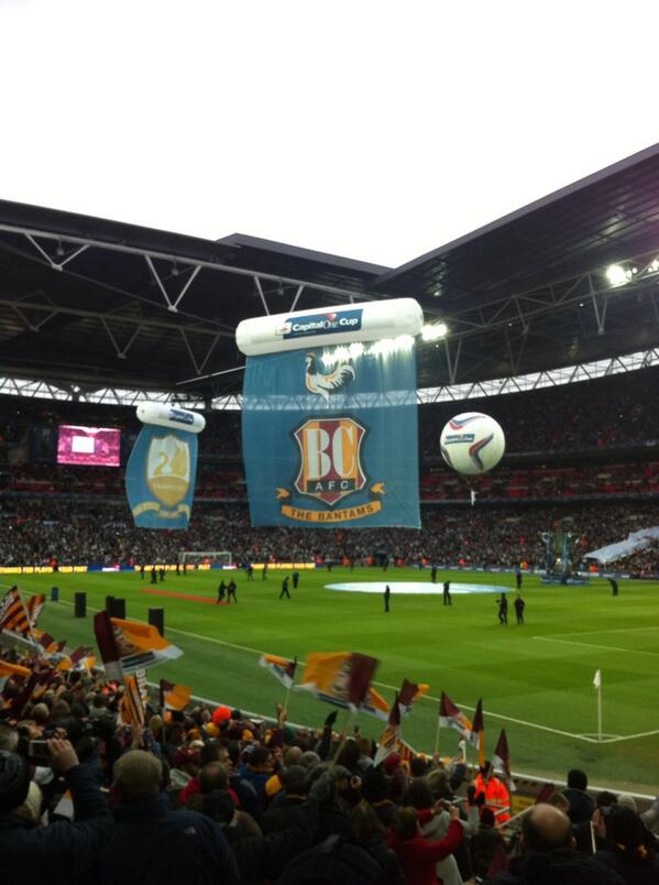 bcafcfanpics's tweet photo. Thanks to @mattjohnson58 ,  #bcafc #wembley #greatday http://t.co/ExhRnnKqn7"