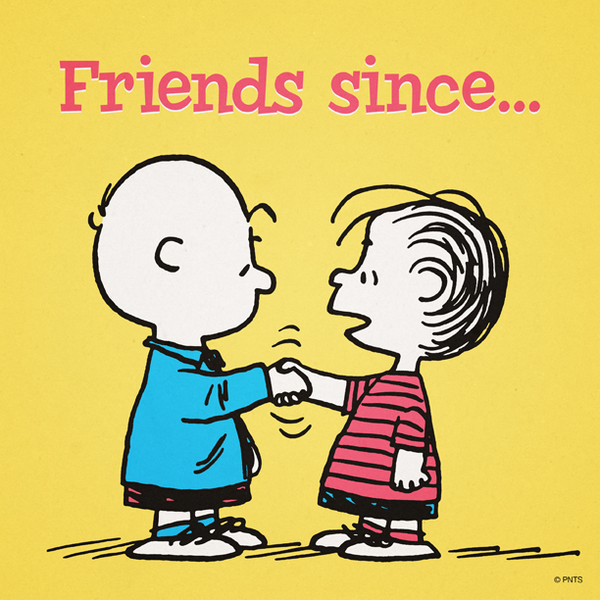Peanuts When Did You First Meet Your Best Friend Http T Co M2fppcsdxk