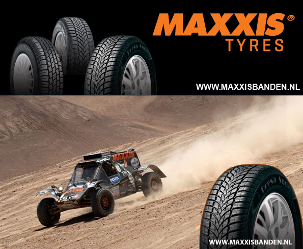 #RETWEET en maak kans op een gratis set #winterbanden! #Dakar2014 <a href="/MaxxisNL/">Maxxis Autobanden</a>