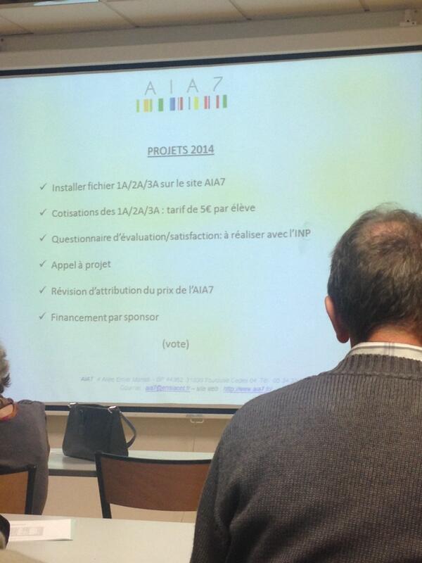 ai_a7's tweet photo. #agaia7 : nos projets pour 2014 ! http://t.co/oowxbqPGcI