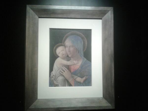 Cattaneo_R's tweet photo. #Bellezze bergamasche: la Madonna con il Bambino di Mantegna all'accademia Carrara @ConsLomb http://t.co/WyvGi9KM5K