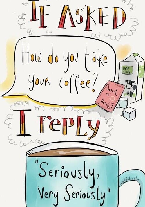 RollaasPVJ's tweet photo. Kopi adalah serious business. PAHAM?! http://t.co/P3K68t4zGi