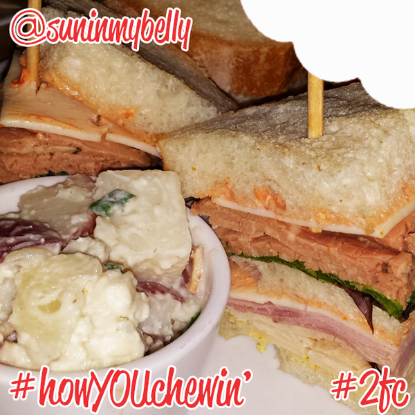 twoforachew's tweet image. What's for #lunch, grubbers?? The Dagwood from @sunbelly is calling my name!!! #howYOUchewin' #2fc