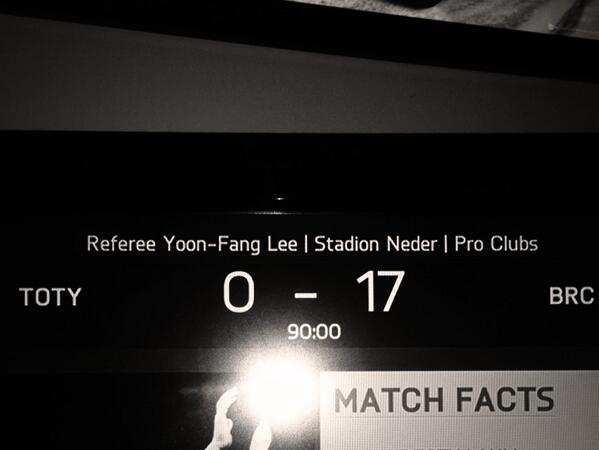 MLHayes94's tweet photo. Great win on FIFA clubs 😂 http://t.co/UU5EL8Tjqw