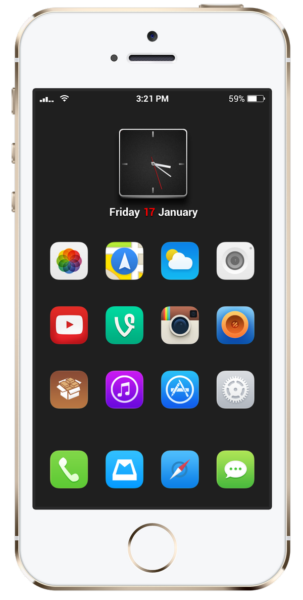 bpinzy2's tweet image. Just redid my setup with #ThePerfectiOS by @UnorthodoxDzn!