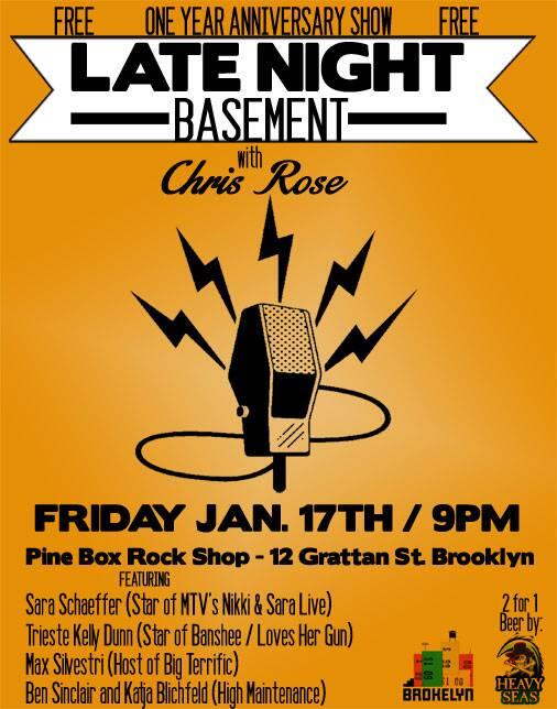 NYLoftHostel's tweet photo. Free show tonight at 9pm! Pine Box,12 Grattan St. (2 min walk from the hostel!) http://t.co/QsSwqDxcgc