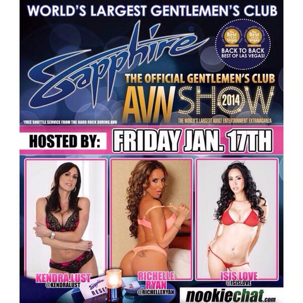 PartyAtSapphire's tweet photo. See @KendraLust @IsisLove @RichelleRyan @NookieChat booth 2day Party w/ em 2nite @ SapphireLV 702.277.6857 http://t.co/wVH9caRYgD