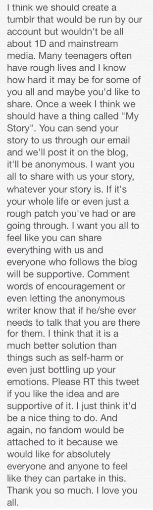 sailormoontrash's tweet photo. Please read this and RT if you support this idea and would like to part take in it. It means so much. http://t.co/3H56BcvQUG