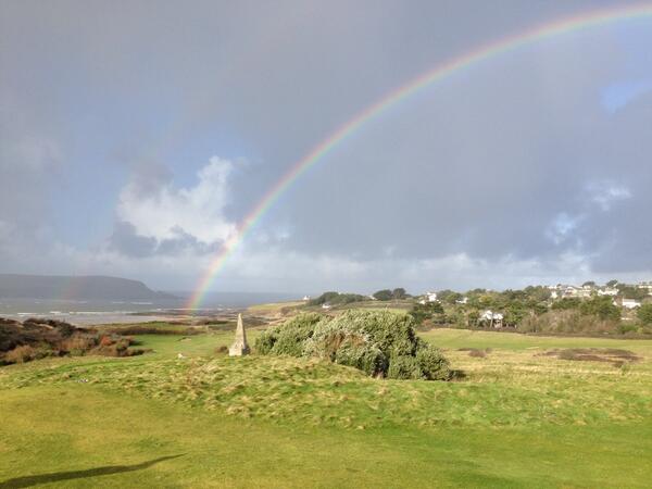 Not a bad way to spend the afternoon. Course is playing amazingly well