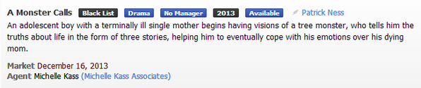 SpecLogs's tweet image. An adolescent boy with a terminally ill single mother begins having visions of a monster... buff.ly/1fpMOiu