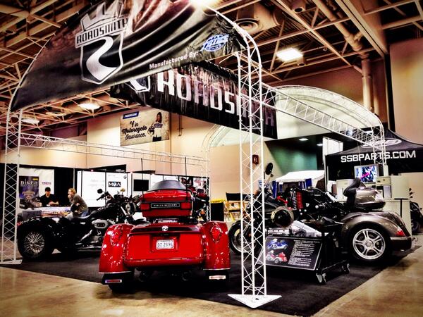 RoadsmithTrikes's tweet photo. Live at the @MotorcycleShows in Minneapolis. Here everyday through Sunday, see ya here! http://t.co/Bct0lK6dsL