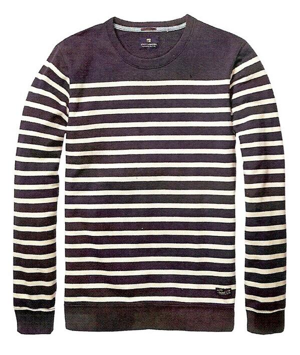 Mert'in çizgili sweati Scotch&amp;Soda#medcezir #silbastan