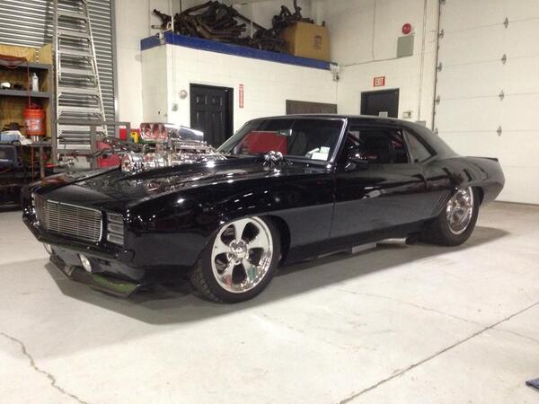 Gorgeous '69 Camaro in the shop here in NEW YORK. #Stance