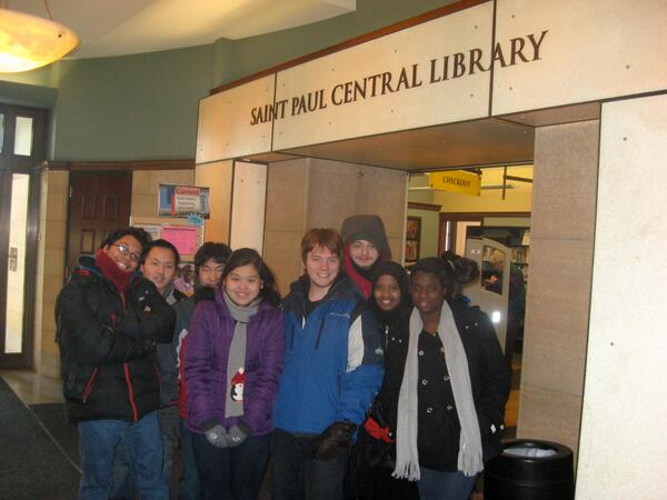 SPPSfocusbeyond's tweet photo. Great tour at the Central Library today @SPPSfocusbeyond http://t.co/7JFjMA9NhX