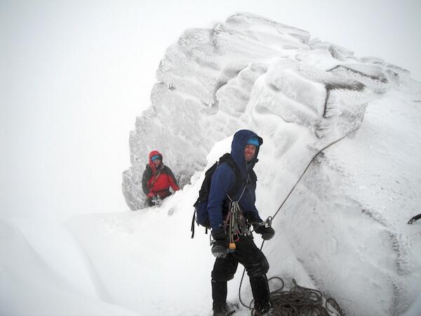 Good climbing, skiing &amp; walking in #cairngorms today. Pockets of windslab about. #scotwinter bit.ly/1cJTTVa