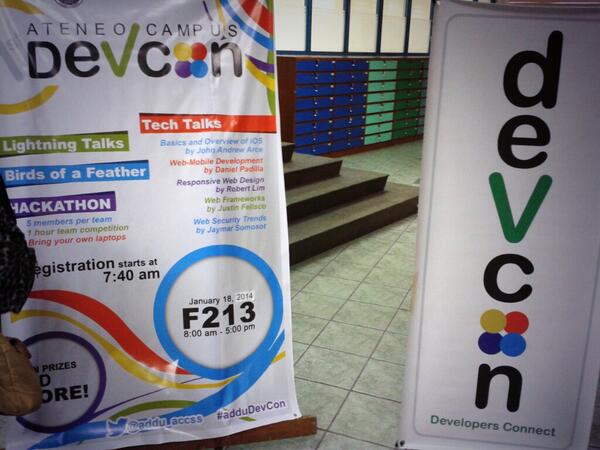 kianzerosix's tweet image. #adduDevCon