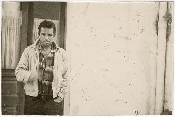 kerouacx9's tweet photo. Photograph of Jack Kerouac taken in 1957 by William Burroughs in Tangier, Morocco. http://t.co/MlxedANVPd http://t.co/jcY50TNJ3C