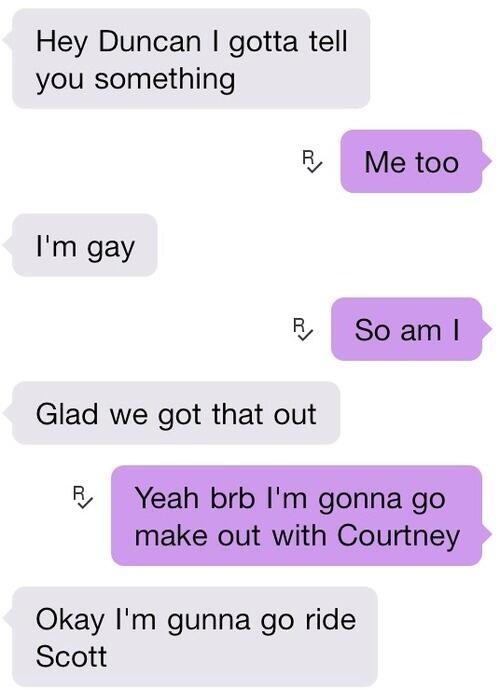 TdTumblr's tweet photo. #TotalDrama #Tumblr #Duncan #Mal #Malcan #Messaging #TDTumblrNation~ http://t.co/zxWWv4aiak
