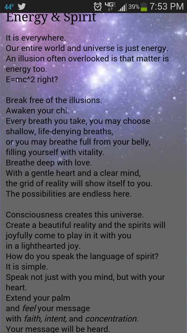 Trancewave21's tweet photo. I think this was the very first blog entry I posted a few years ago: Energy &amp; Spirit http://t.co/Vj9JJ1cSWP