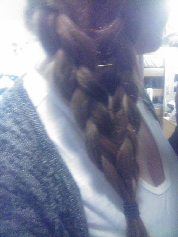 CrazayBitch's tweet photo. Mermaid braid beotchez http://t.co/JMOlkGsvdM
