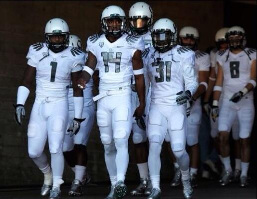 AthletePorn's tweet photo. Oregon's "StormTrooper" Uniforms http://t.co/wsCMRrFkd9