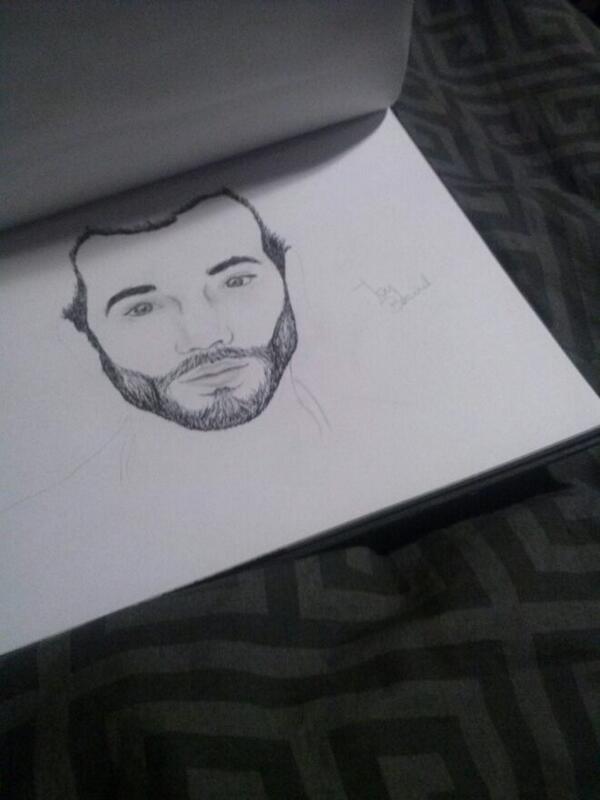 MorganUntitled's tweet image. Did a quick 10 minute sketch of @BaruchelNDG It's not done yet, My cats started seeking attention so I stopped