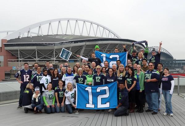 sgrocott's tweet image. Love the @EMCIsilon Seahawks spirit!! #12man #EMCIsilon