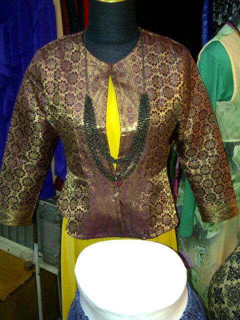 TOKOMODEbandung's tweet photo. Bolero bahan songket+dalaman terusan bhn jersey @240rb/set http://t.co/Sa8GN7eYHo