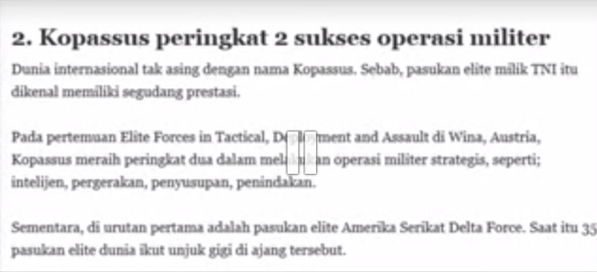 Dimas_Fs's tweet photo. Kopassus peringkat 2 operasi militer dunia. http://t.co/IeeAdgWsp1